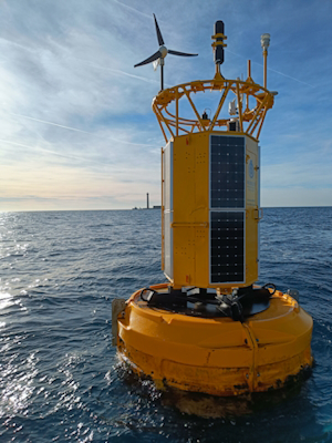 Example of a weather buoy