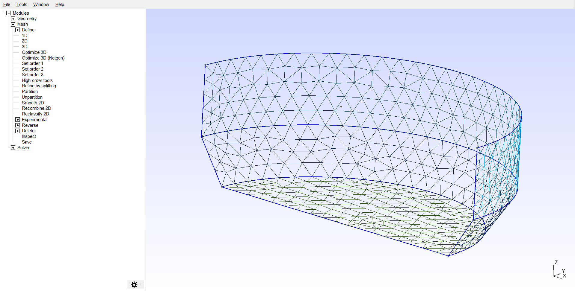 Mesh in GMSH